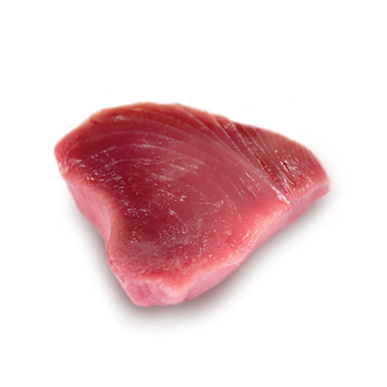 Raw Ahi tuna steak by Sapmer