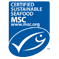 Logo Certified sustainable seafood MSC